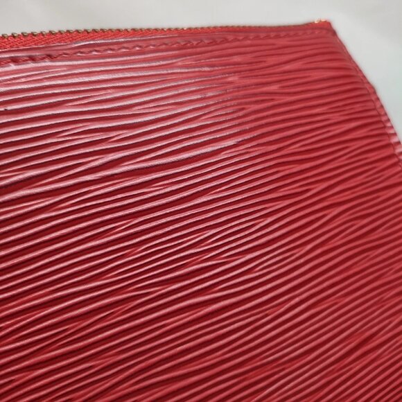 Louis Vuitton LV Accessories Pouch Epi red Epi 400-060525 - Picture 8 of 13